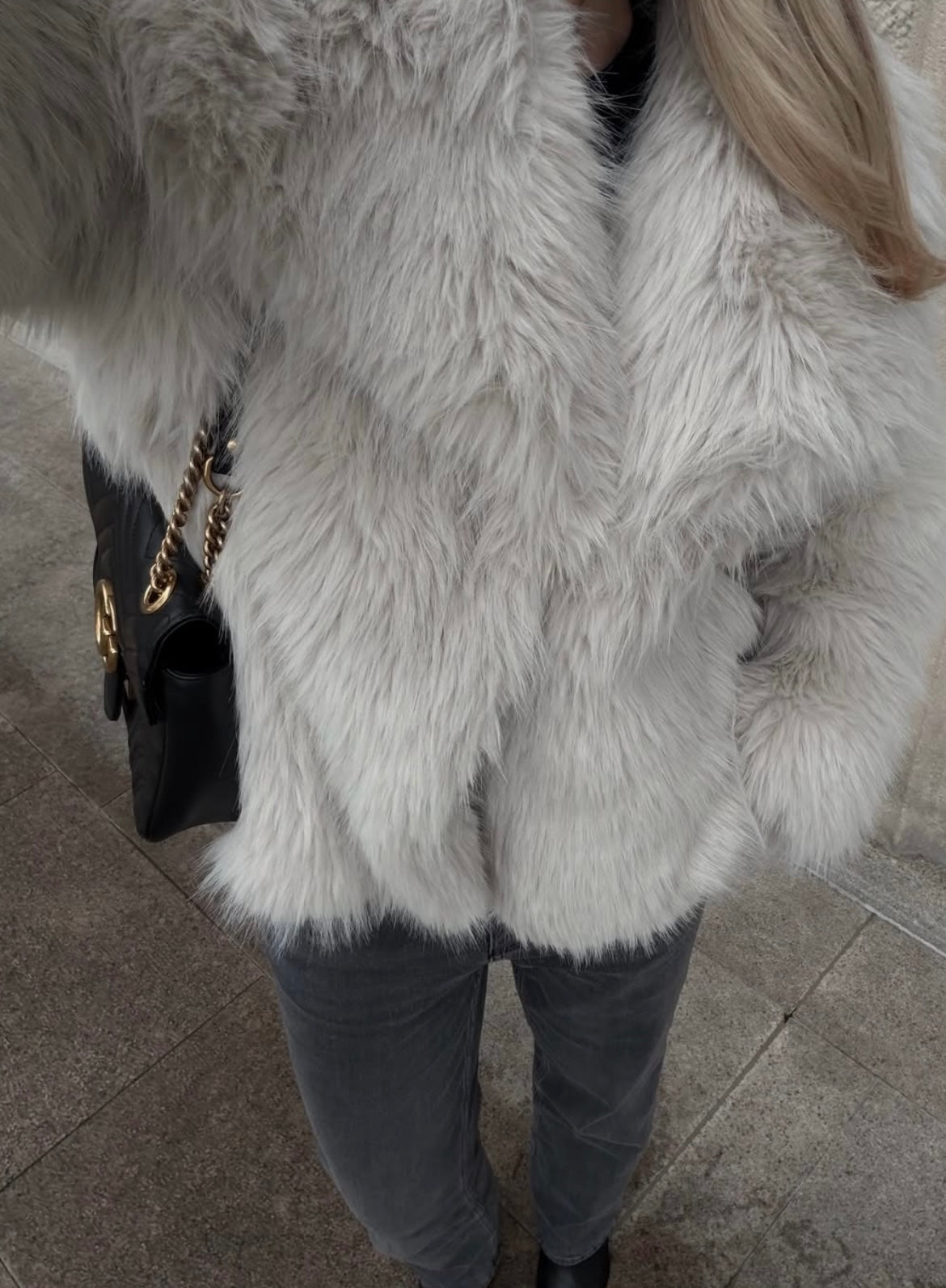 MIA oversize műszőrme kabát